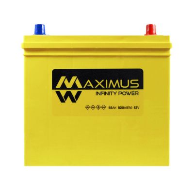 Автомобільний акумулятор MAXIMUS Asia smf (NS60) 55Ah 520A R+ т. к. 5502512